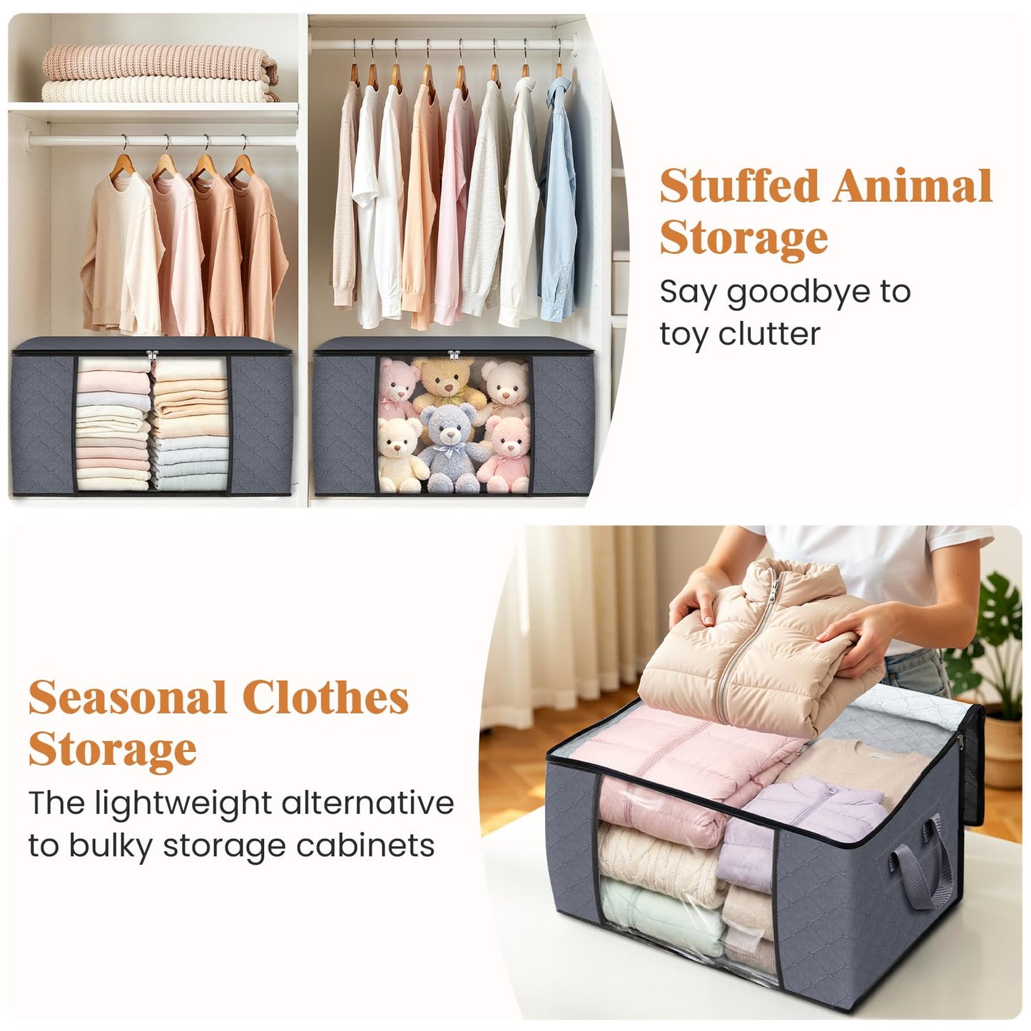 Fabric Storage Bag Set - Style 2 image 7