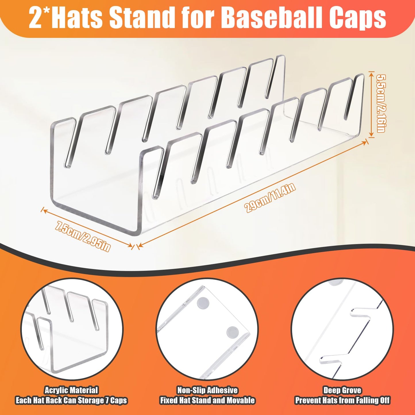 Clear Hat Organizer image 7