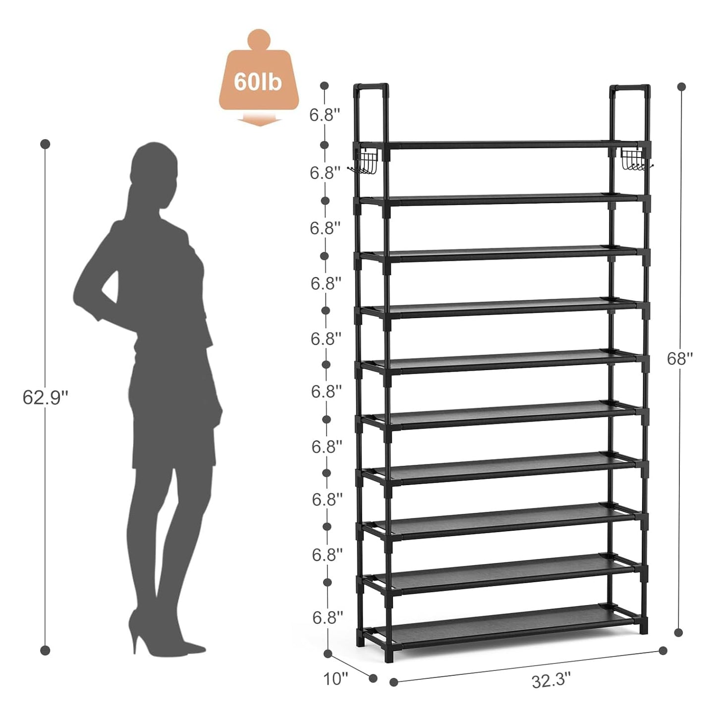Tall Shoe Storage Rack image 3