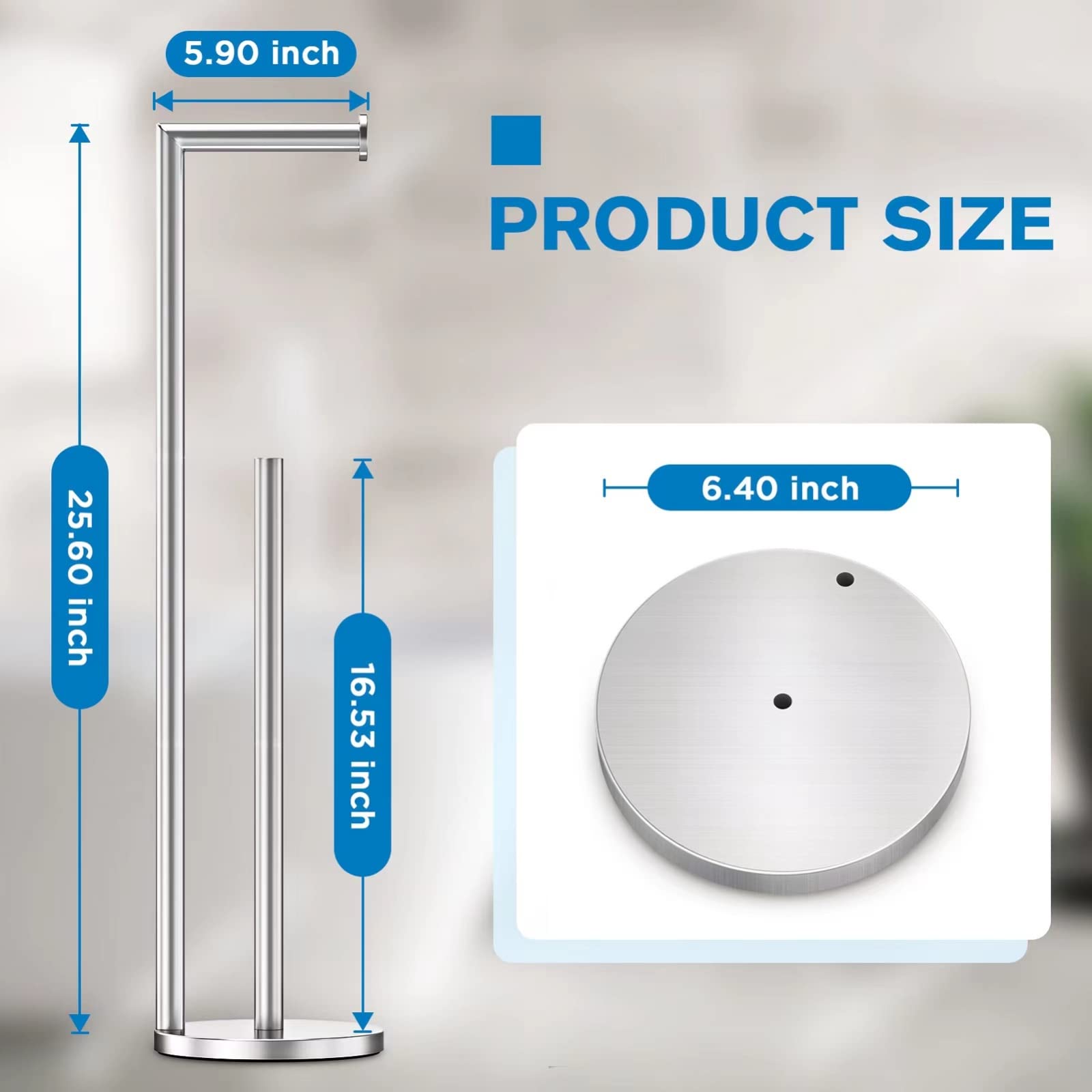 Toilet Paper Holder with Storage image 2