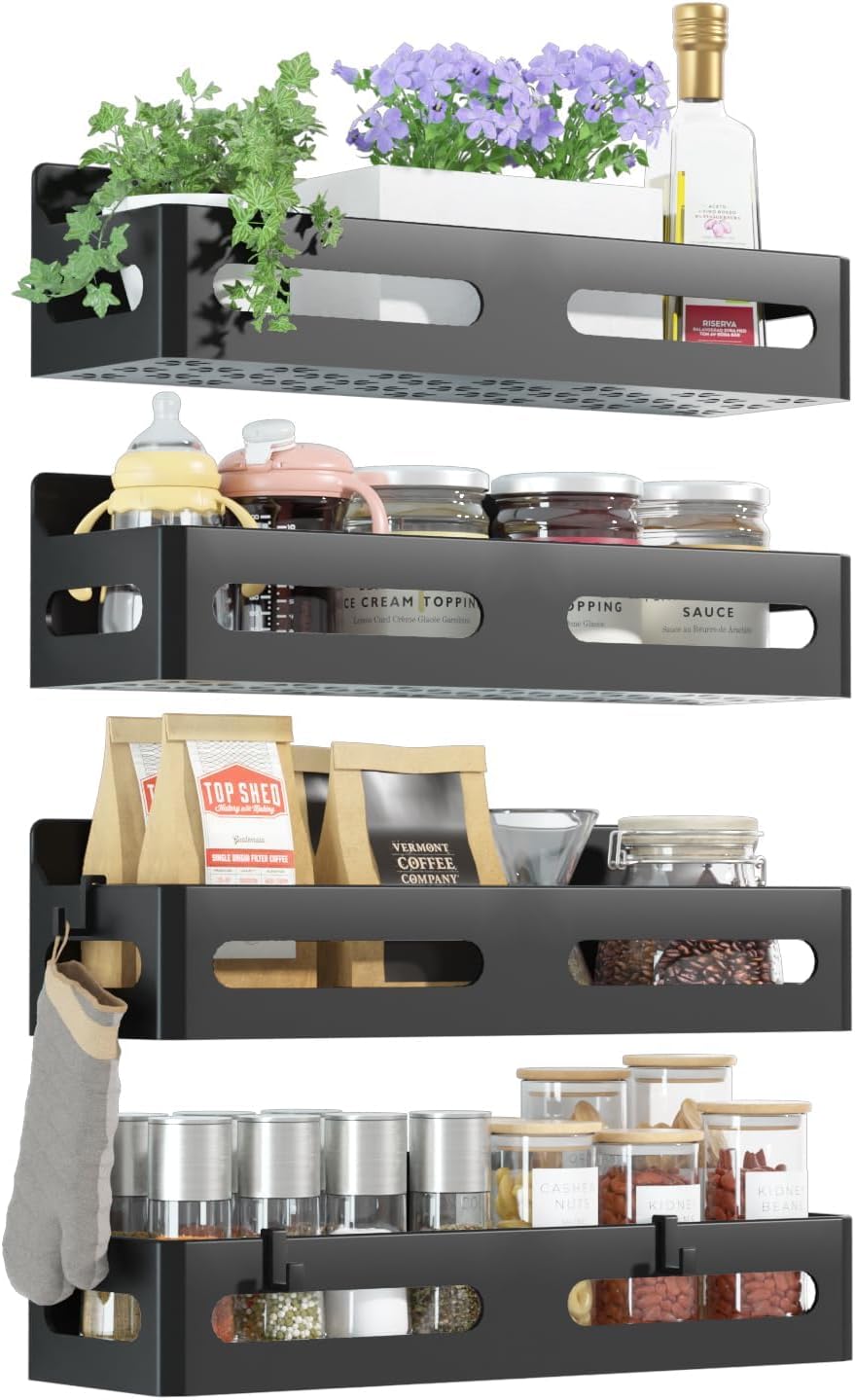 Slim Magnetic Spice Shelf