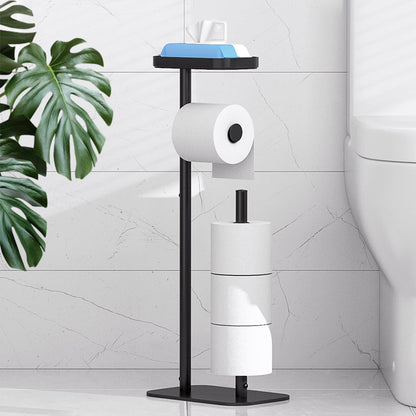 Toilet Paper Holder with Storage - Style 3