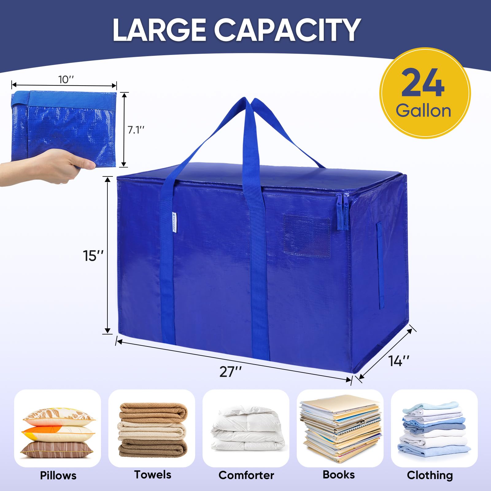 Fabric Storage Bag Set - Style 5 image 4