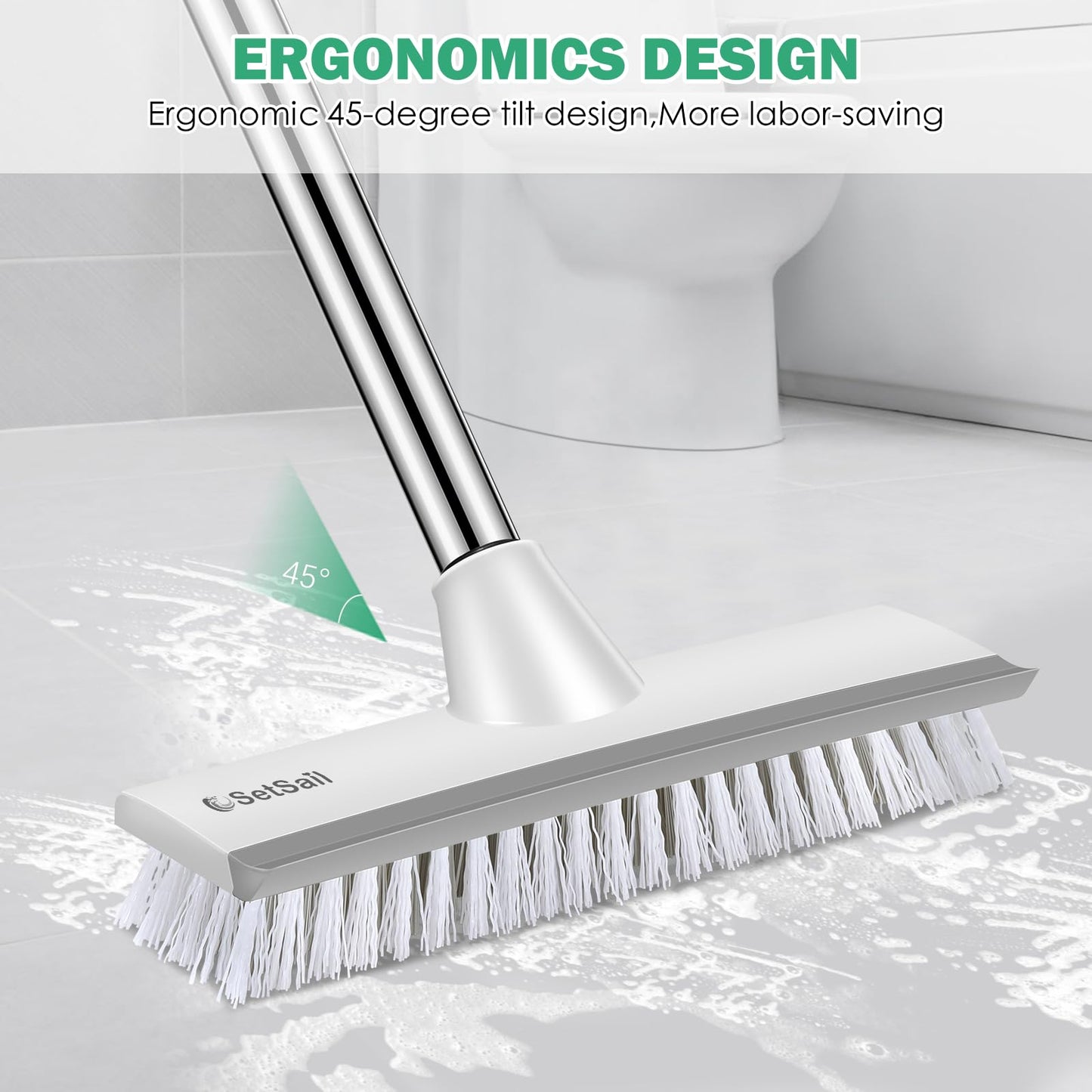 Long-Handle Floor Scrub Brush - Style 2 image 5