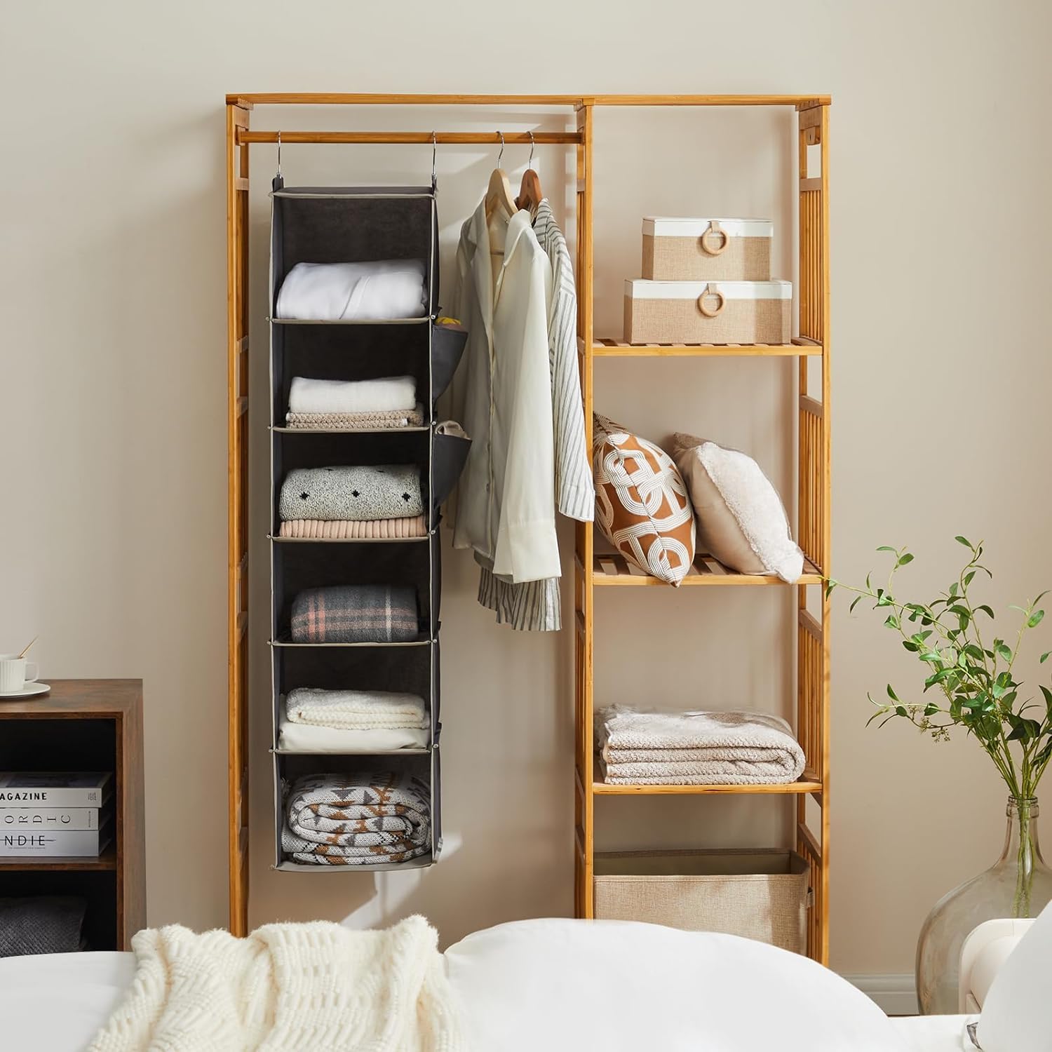 Hanging Closet Shelf Organizer image 2