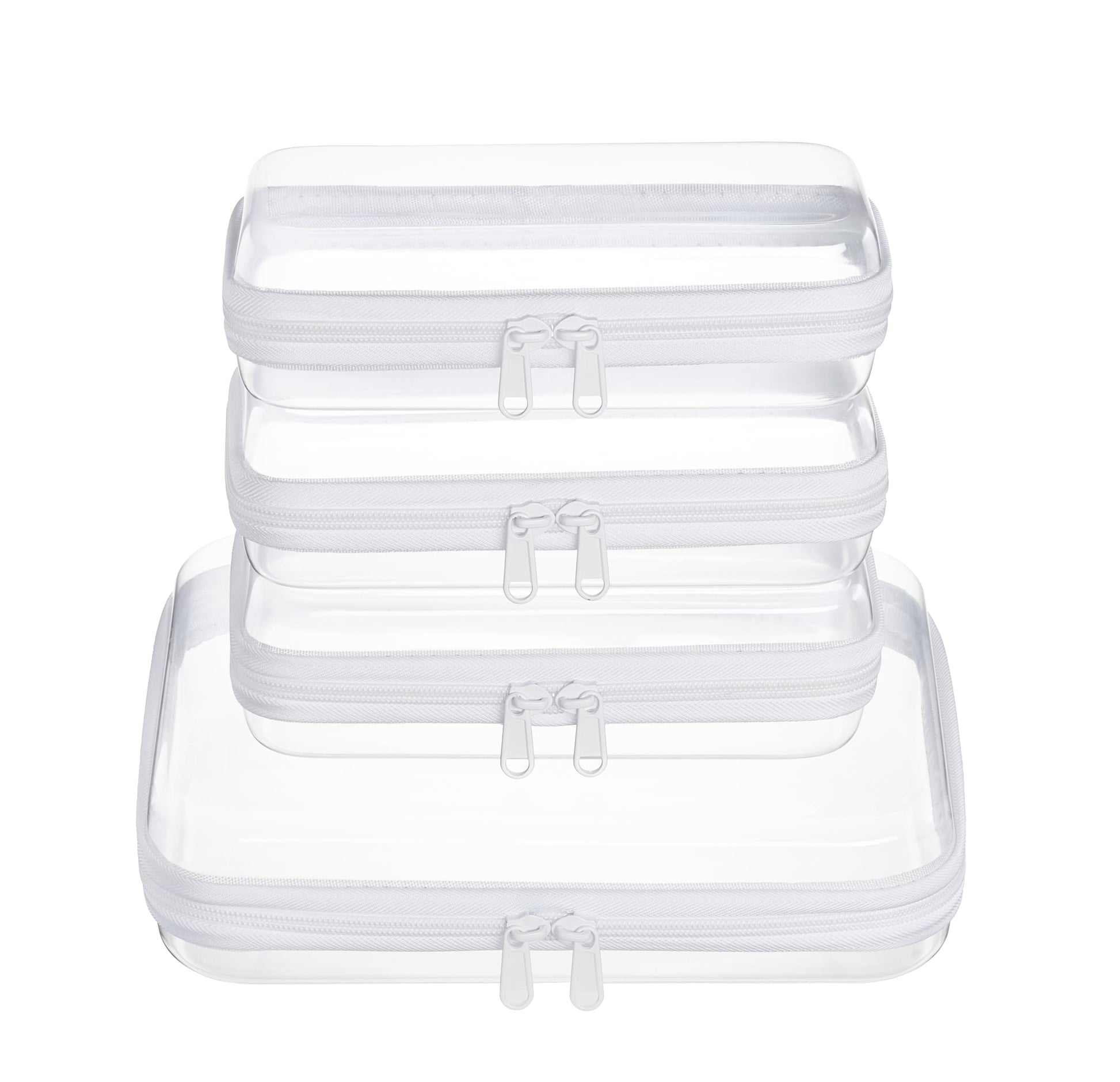 Clear Zipper Pouch Set