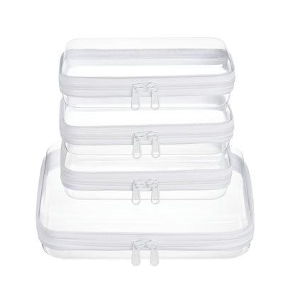 Clear Zipper Pouch Set