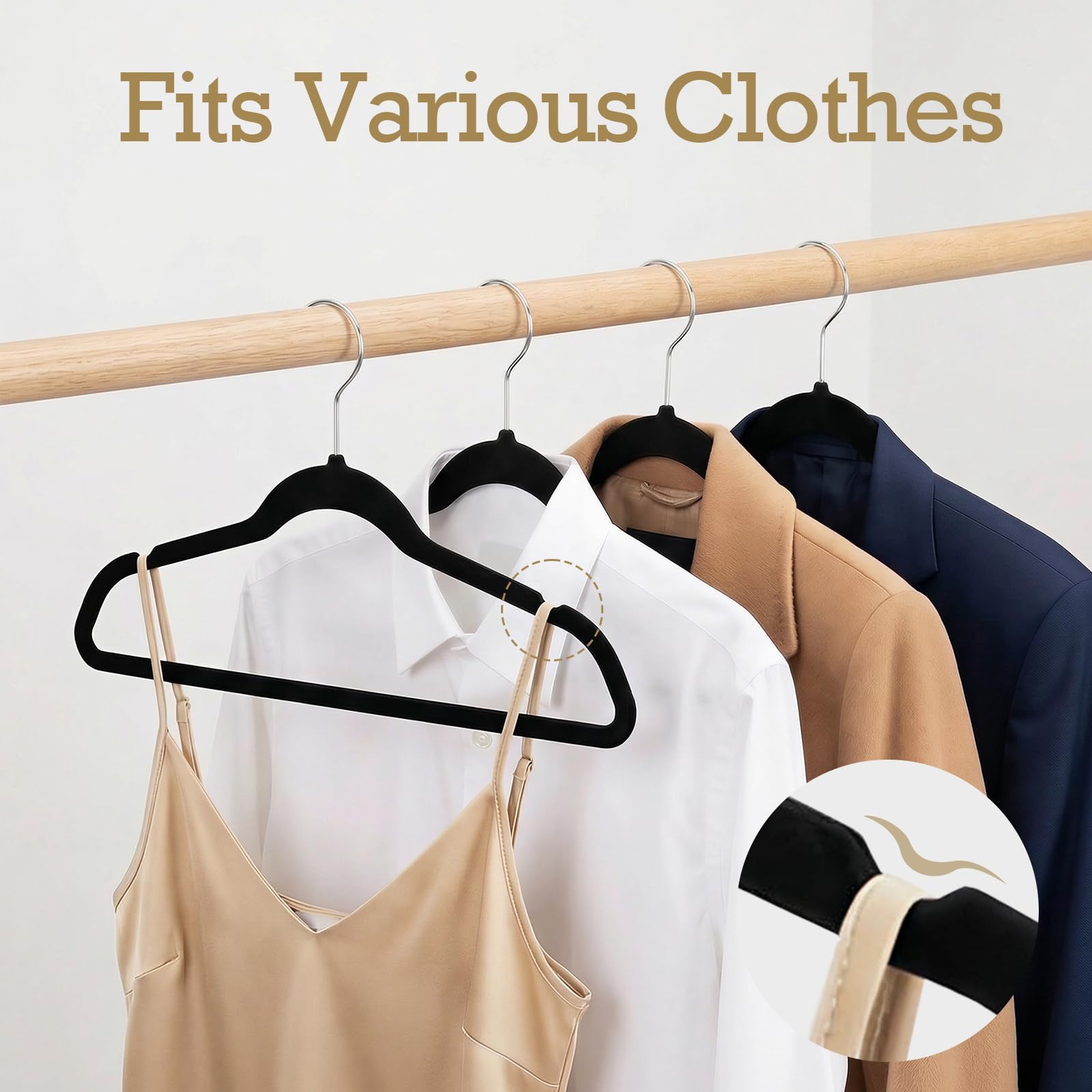Slim Clothes Hanger Set image 4
