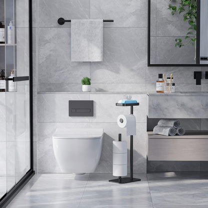 Toilet Paper Holder with Storage - Style 3 image 2