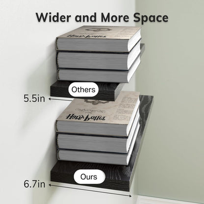 Wall-Mounted Bathroom Shelf Set image 7
