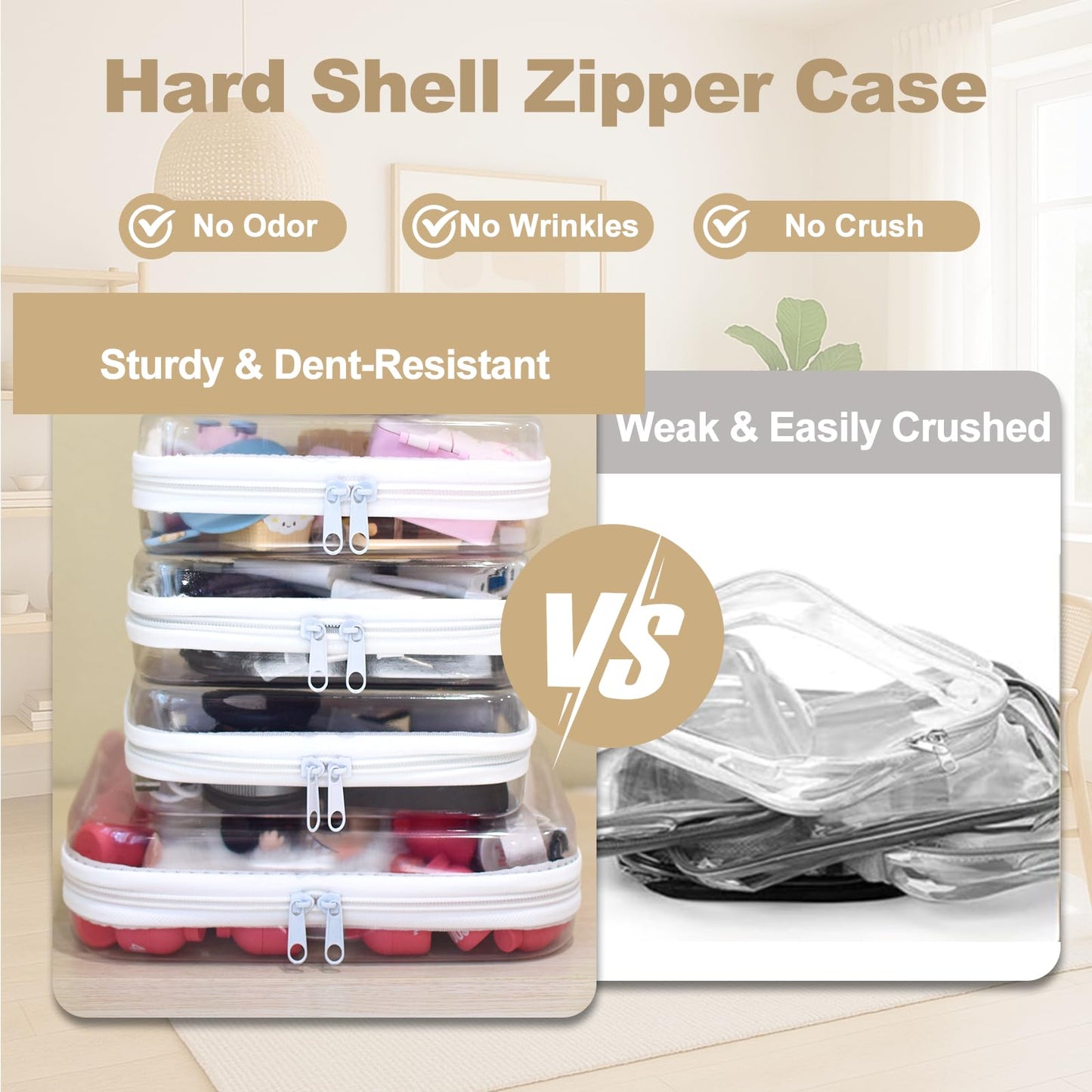Clear Zipper Pouch Set image 2