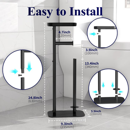 Toilet Paper Holder with Storage - Style 3 image 7