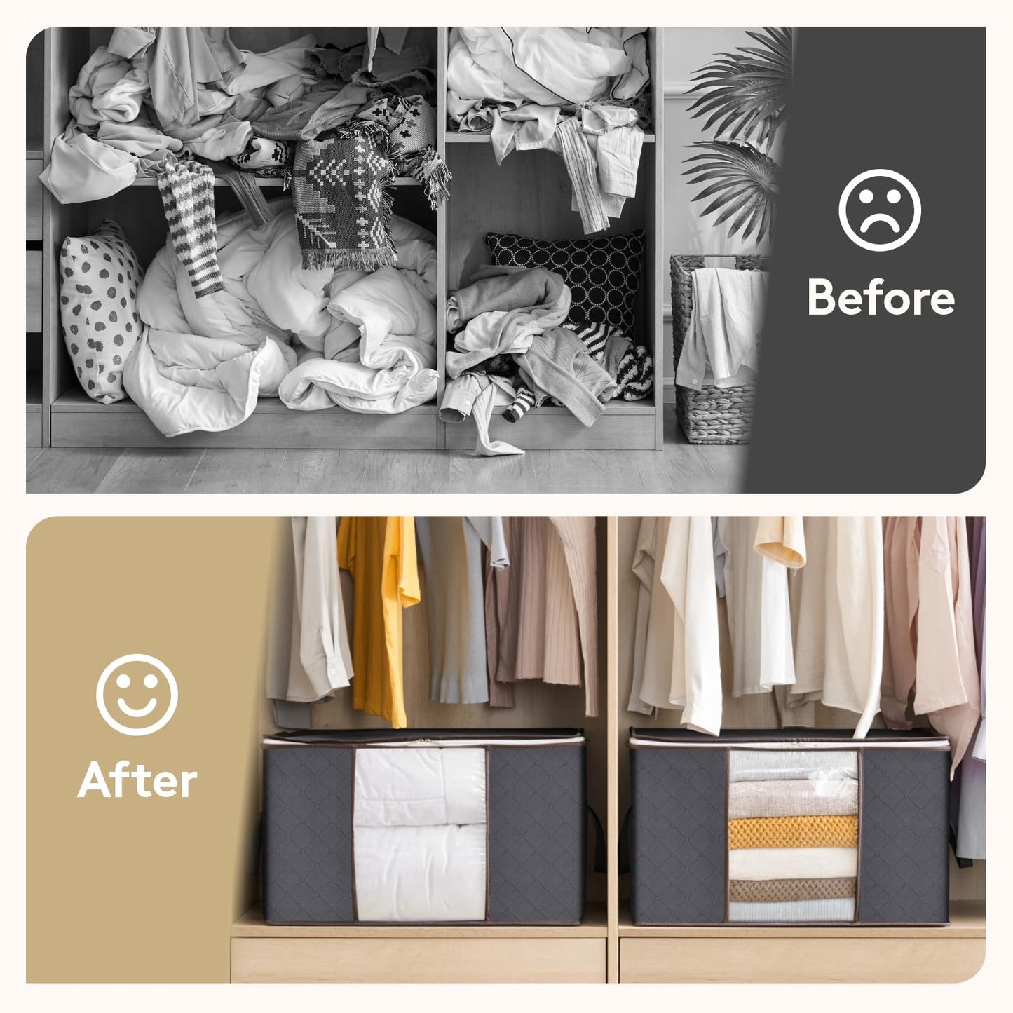 Fabric Storage Bag Set - Style 4 image 7