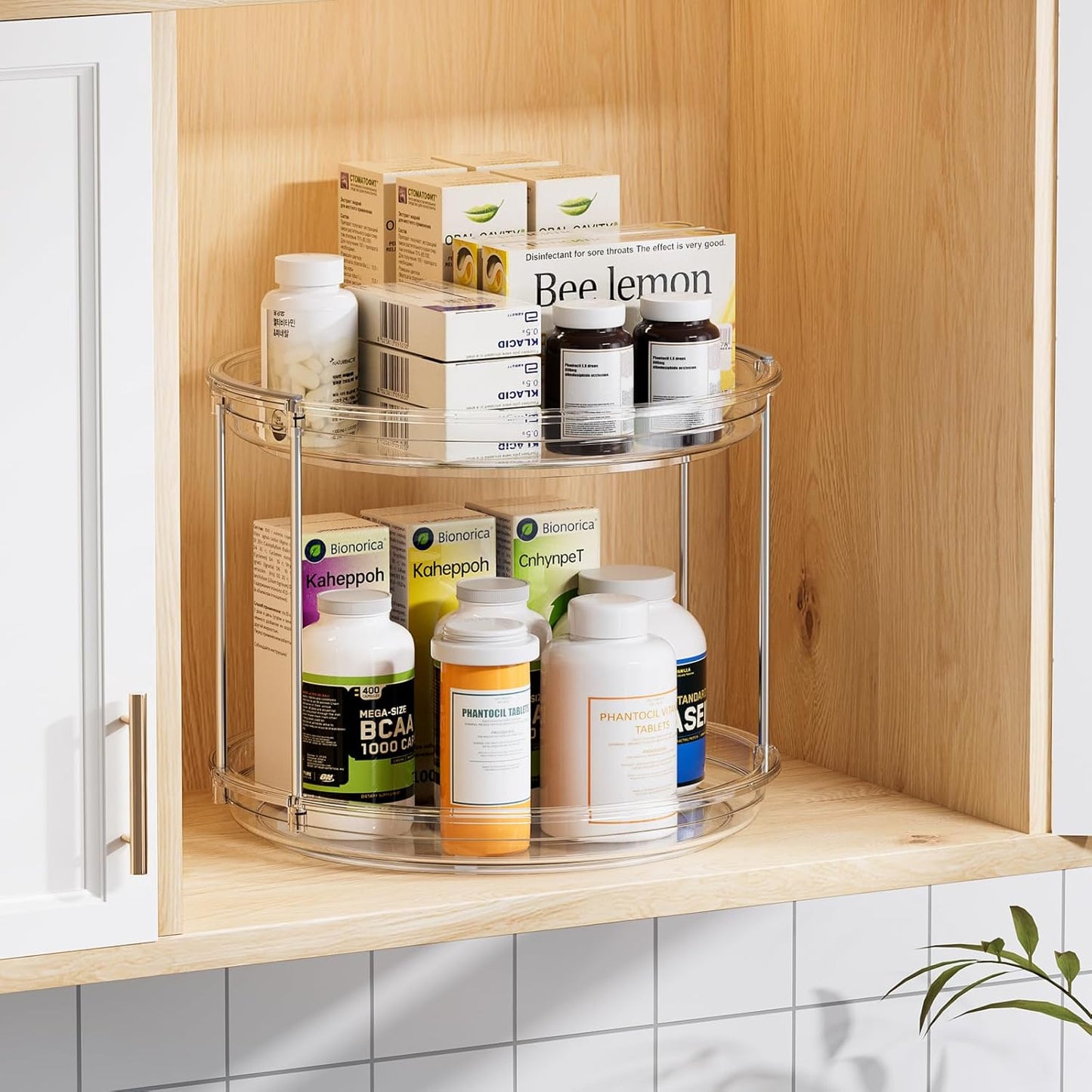 Two-Tier Lazy Susan Organizer image 3