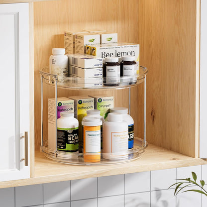 Two-Tier Lazy Susan Organizer image 3