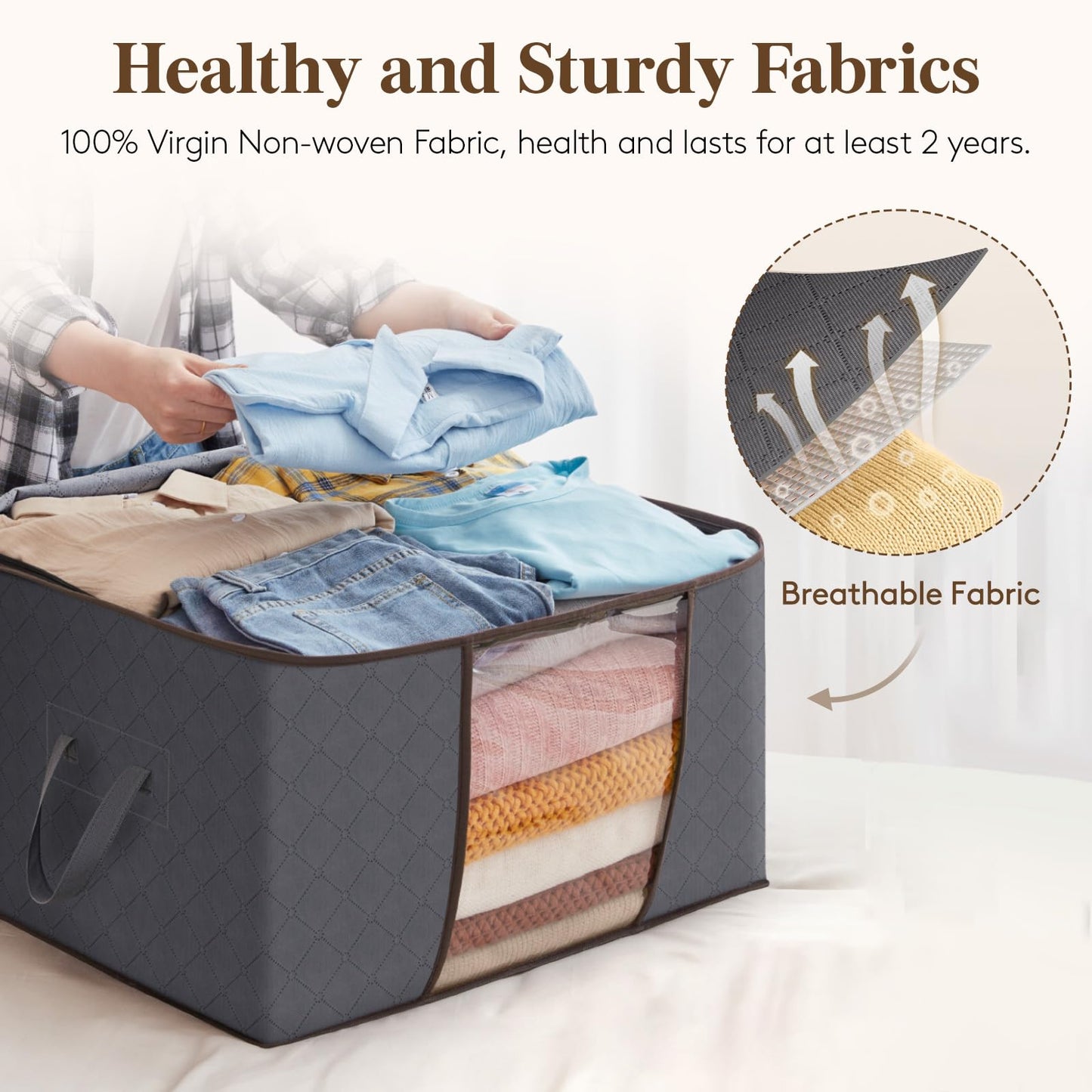 Fabric Storage Bag Set - Style 4 image 3