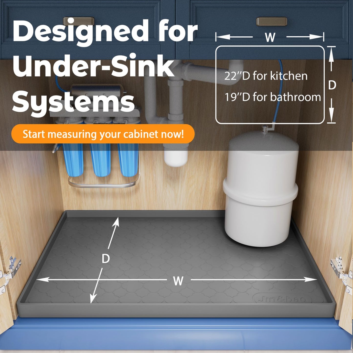 Silicone Under-Sink Mat image 6