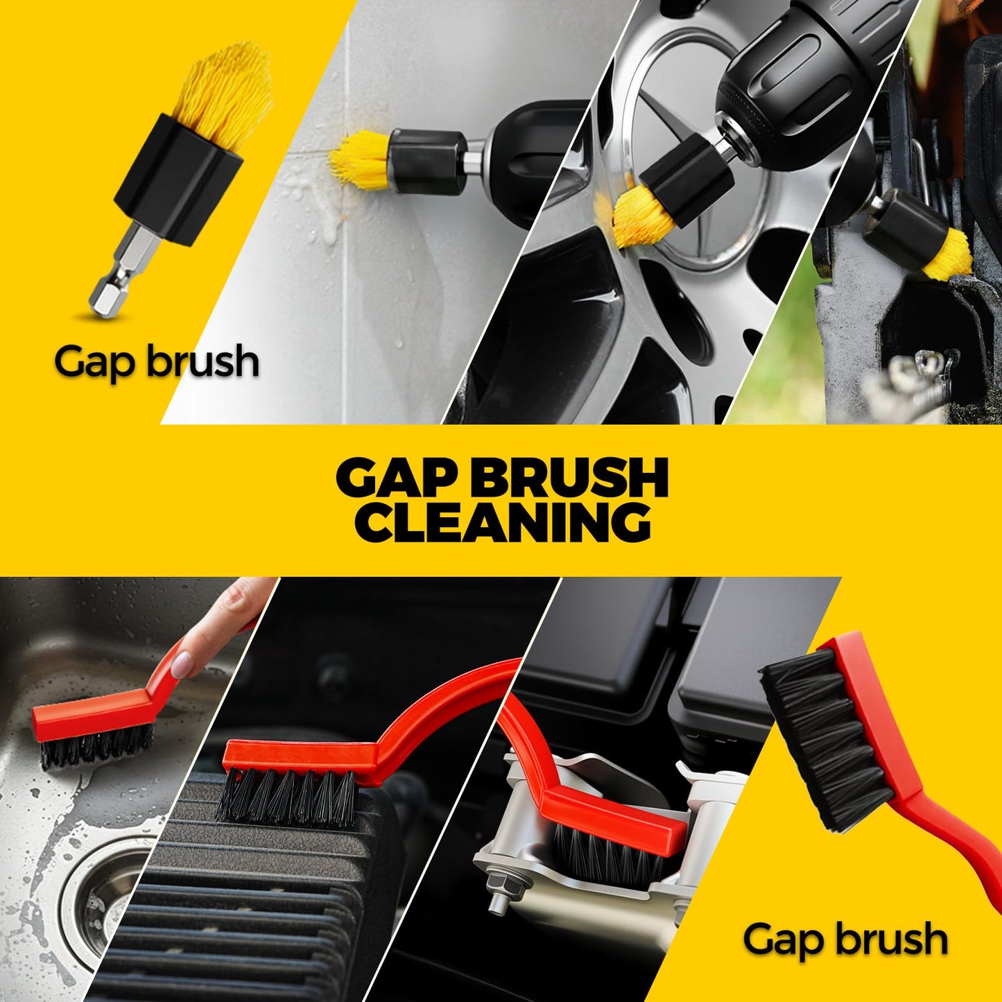 Drill Brush Attachment Set image 5