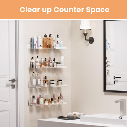 Wall-Mounted Bathroom Shelf Set - Style 2 image 3