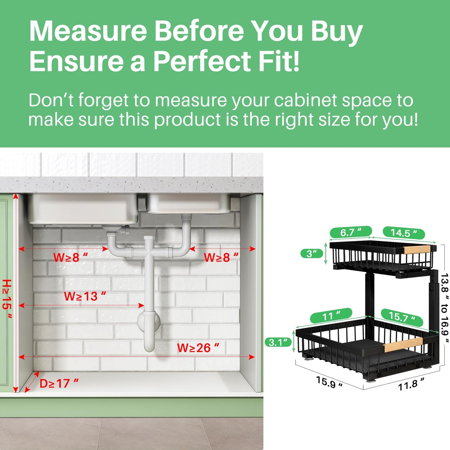Pull-Out Under-Sink Organizer - Style 2 image 2