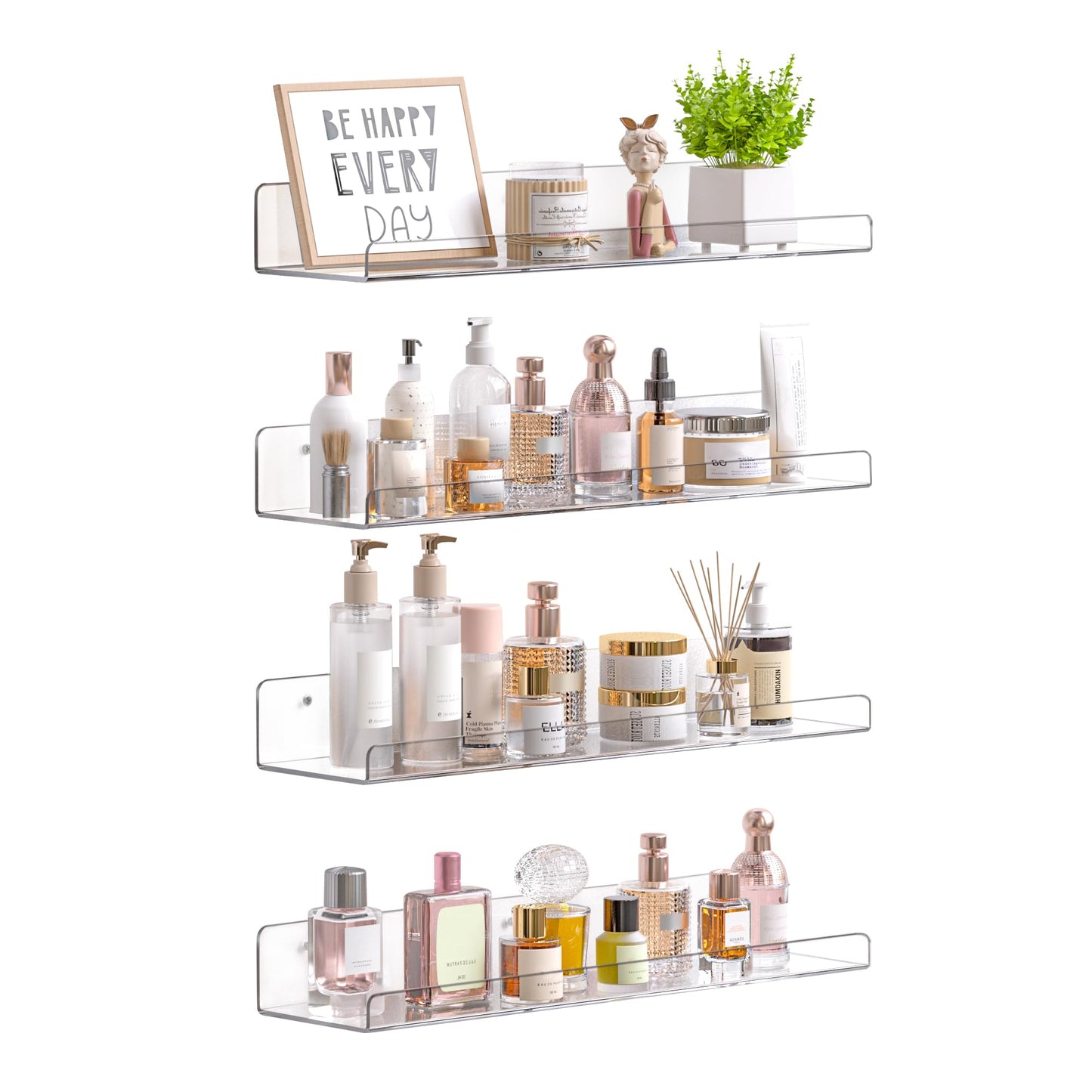 Wall-Mounted Bathroom Shelf Set - Style 2
