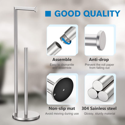 Toilet Paper Holder with Storage image 3