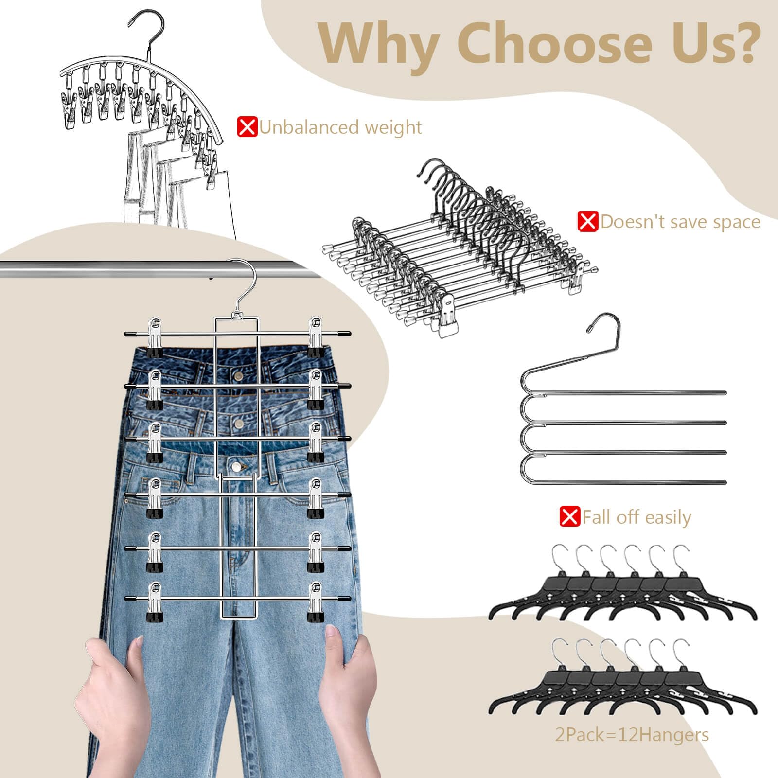 Slim Clothes Hanger Set - Style 3 image 3