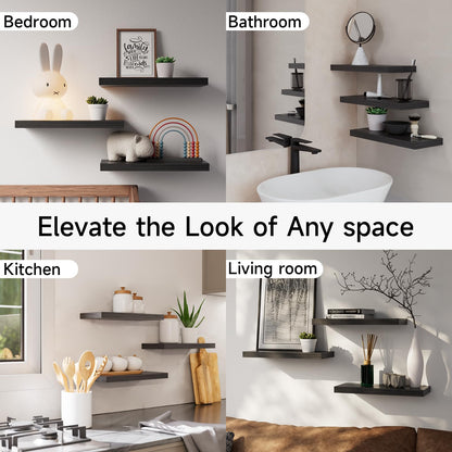 Wall-Mounted Bathroom Shelf Set image 6