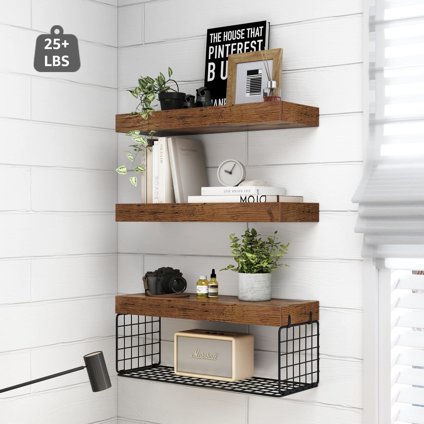 Wall-Mounted Bathroom Shelf Set - Style 3 image 4