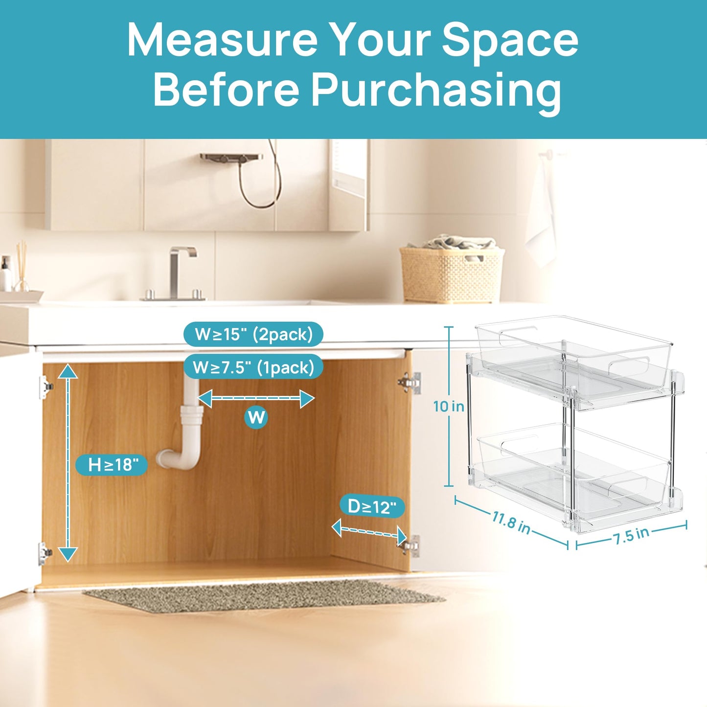 Pull-Out Under-Sink Organizer - Style 3 image 3