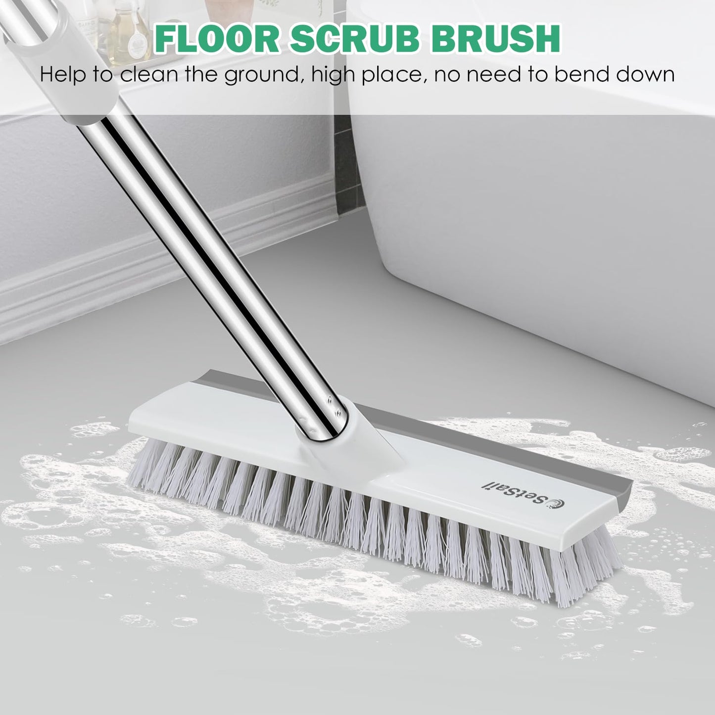 Long-Handle Floor Scrub Brush - Style 2 image 6