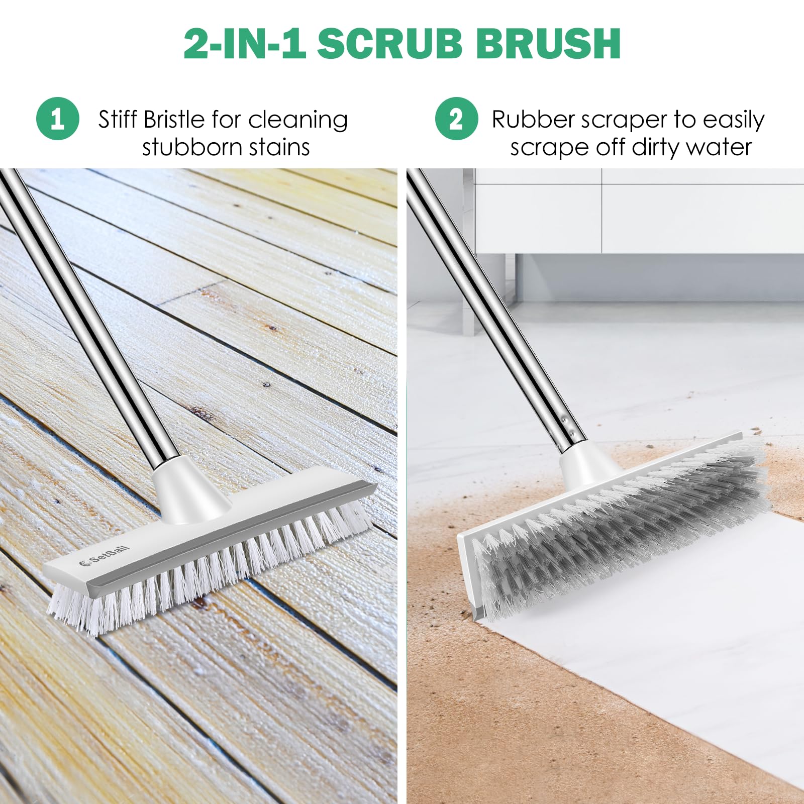 Long-Handle Floor Scrub Brush - Style 2 image 4