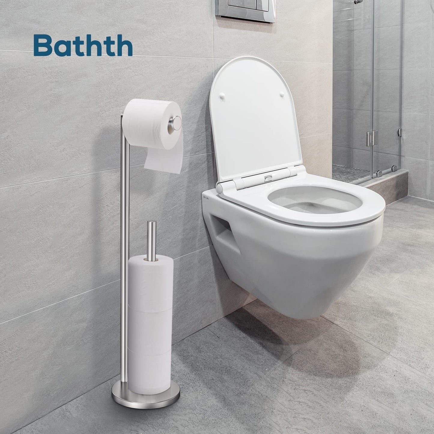 Toilet Paper Holder with Storage image 5