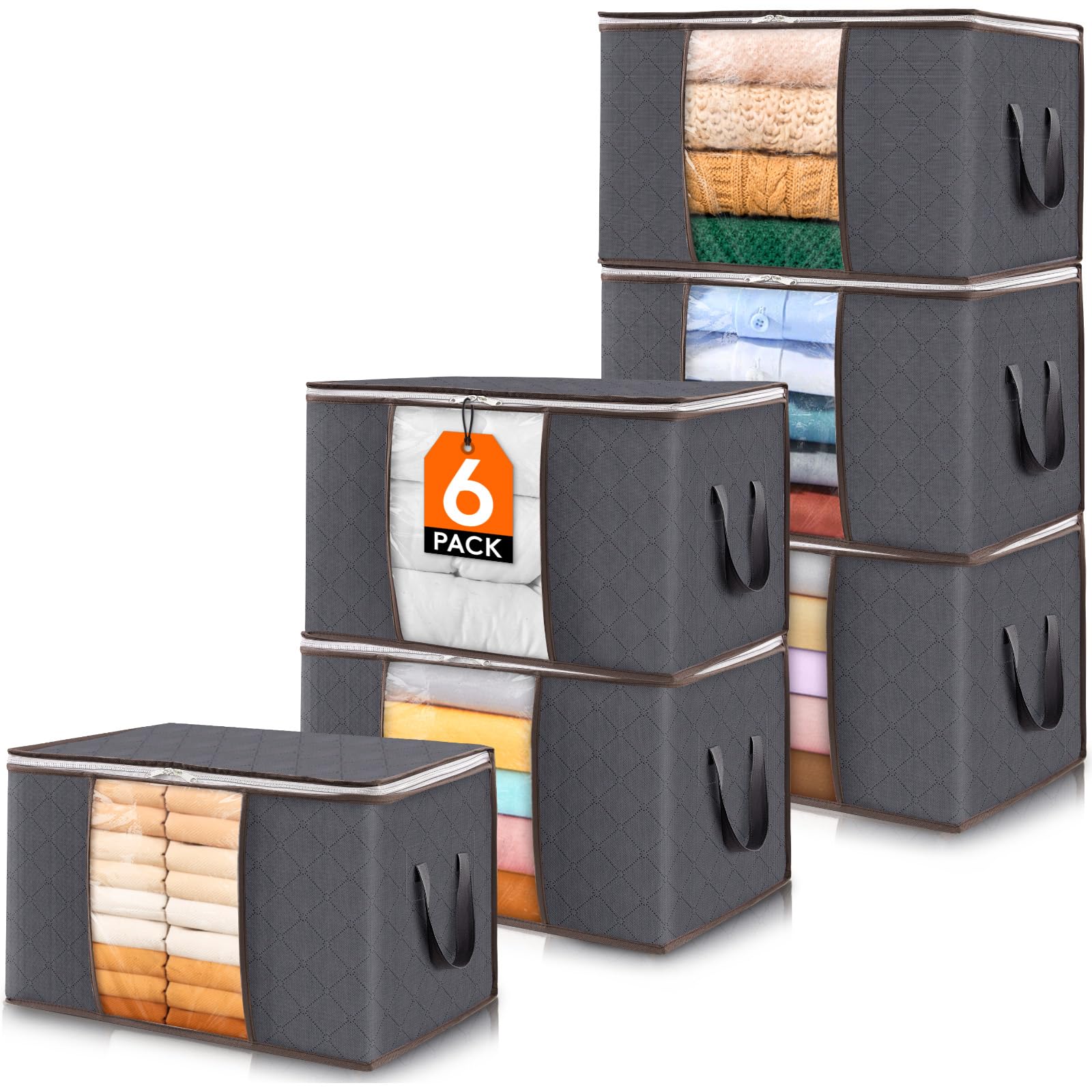 Fabric Storage Bag Set - Style 4