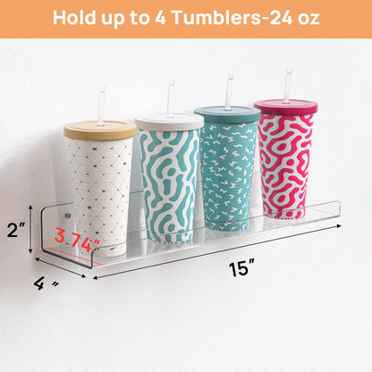 Wall-Mounted Bathroom Shelf Set - Style 2 image 2