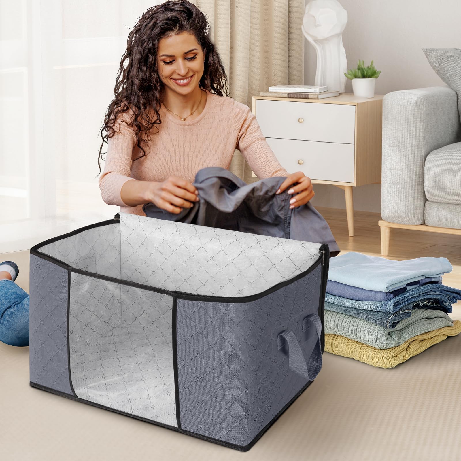 Fabric Storage Bag Set - Style 2 image 3