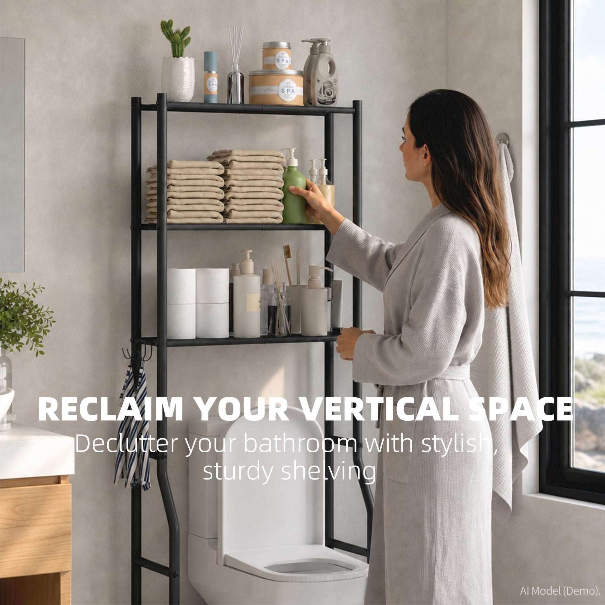 Over-Toilet Storage Shelf - Style 2 image 4