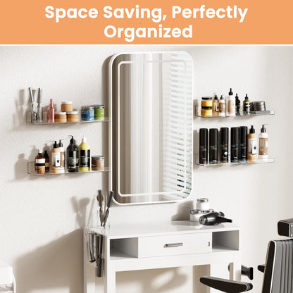 Wall-Mounted Bathroom Shelf Set - Style 2 image 7