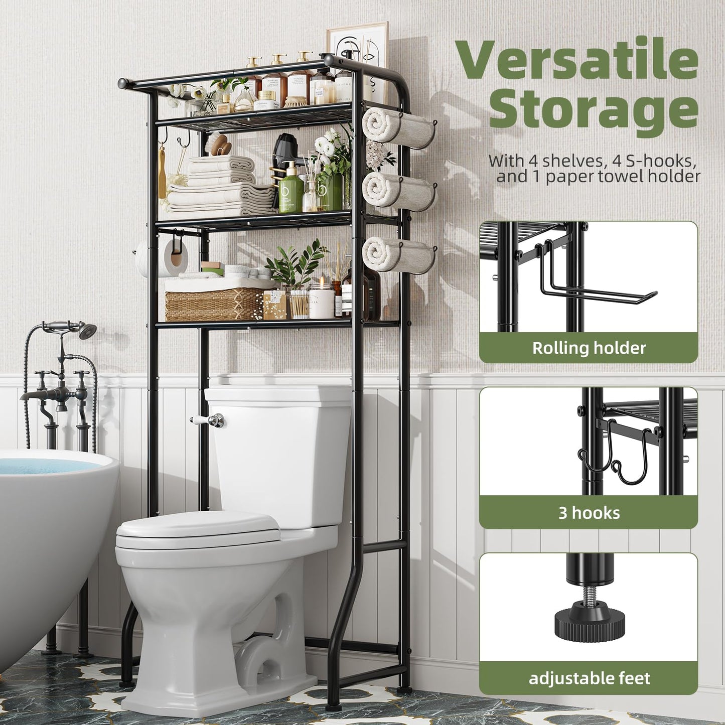 Over-Toilet Storage Shelf - Style 3 image 4
