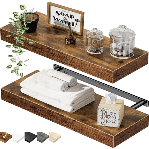 Wall-Mounted Bathroom Shelf Set - Style 4